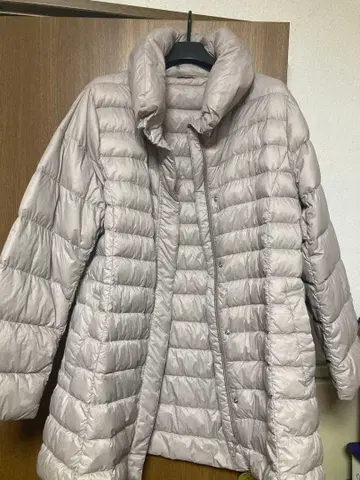 베이지 다운 자켓 3L 수납 봉투 포함