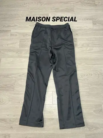 MAISON SPECIAL 크로셰 사이드 라인 팬츠