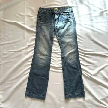 BANANA SEVEN 데님 여성용 Y2K 부츠컷 청바지