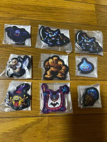 드래곤 퀘스트 캐릭터 마그네츠 로토 3부작 9장 세트 미사용품