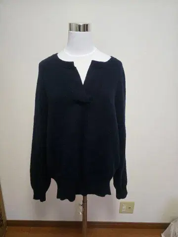 Framework 프레임워크 네이비 니트 천축 헨리