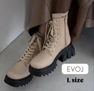 [ 새상품급 ] EVOL 이볼 레이스업 부츠 L 24cm 24.5cm