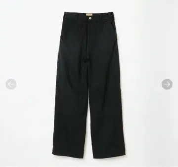 shishikui 페인터 팬츠 / 블랙 38