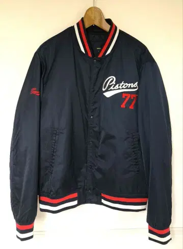 Super Dry Pistons 바시티 자켓 네이비 77