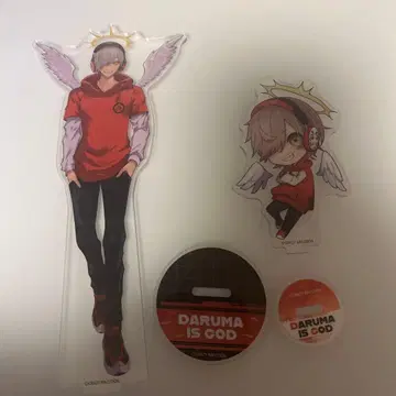 CrazyRaccoon 아크릴 스탠드 다루마이즈갓 GIGO 2종 세트