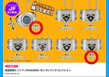 가정교사 히트맨 리본 봉고레 반지 가챠 묶음 판매