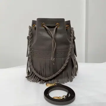 새상품급 J&M DAVIDSON 카니발 프린지 숄더백