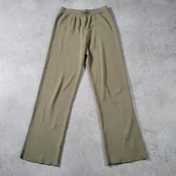 [새상품급] MOUSSY 마우지 니트 팬츠 카키 M