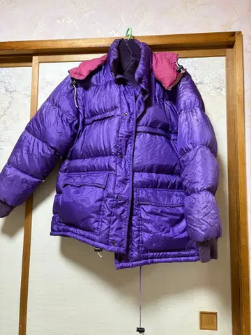 헤라부나 다운 수트 상하의 보라색