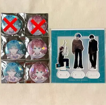 얼굴만으로는 좋아할 수 없어 아크릴 스탠드 오로라 캔뱃지 하나토유메 페어