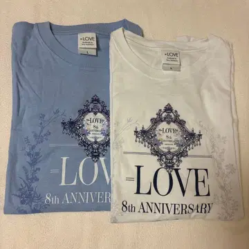 이코라부 = LOVE 8주년 투어 T셔츠 세트