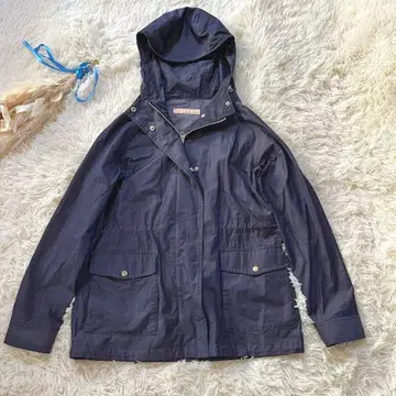 [ 개럴개런트 ] 네이비 후드 부착 마운틴 후드티