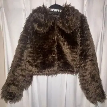 Penney's 빈티지 인조 모피 자켓