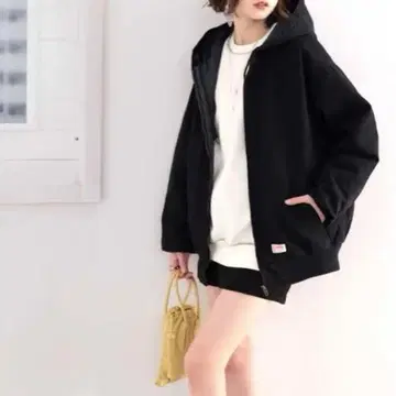 Classicalelf JaVa 자바 별주 후드 부착 블루종 S 사이즈