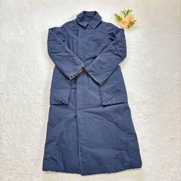 레어 1% 슈헤이 오가와 롱 코트 보아 안감 블랙 블랙 충전솜