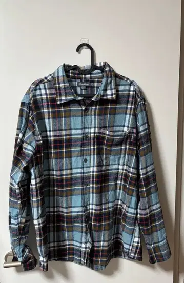 Eddie Bauer 체크 무늬 플란넬 셔츠 XL
