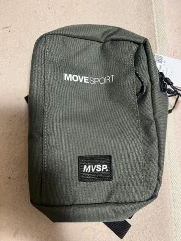 데상트 무브스포츠 숄더백 카키 그린
