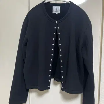 agnes b. 가디건 프레션 사이즈 3 블랙