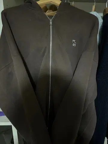 ABERCROMBIE & FITCH 브라운 후드티 XL 사슴