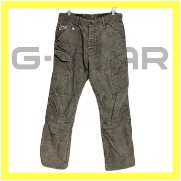 G-star RAW 3301 데님 팬츠 카키 계열 사이즈 36 길이 34