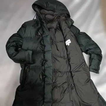 LACOSTE 후드 부착 다운 자켓 블랙 52