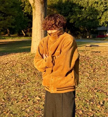 류세이 Zooodle 코듀로이 보아 자켓