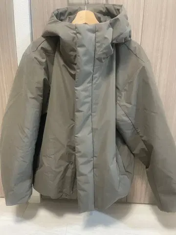 MUJI 다운 자켓 M 후드 부착 다크 모카 브라운