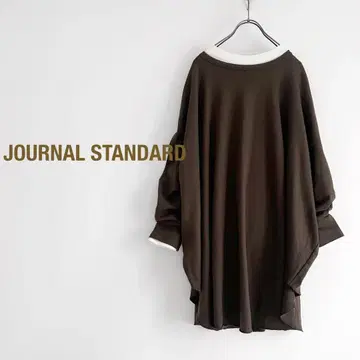 JOURNAL STANDARD 코튼 소프트 맨투맨 판초 Tee