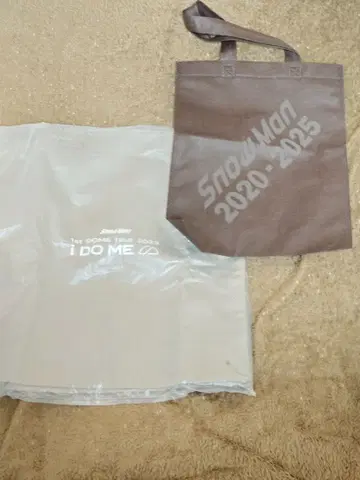 [미사용 새상품] SnowMan 토트백 2세트