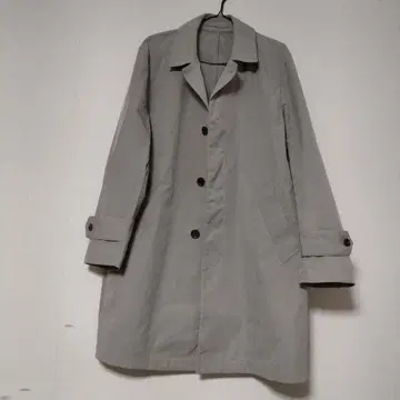 A DAY IN THE LIFE 그레이 트렌치코트 L