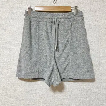 새상품급 OHTORO 파일 하프 팬츠 그레이 릴랙스 S