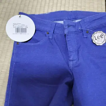 리 스키니 데님 보라색 겨울