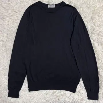 [ 새상품급 ] 존스메들리 하이 게이지 니트 스웨터 블랙 M 사이즈