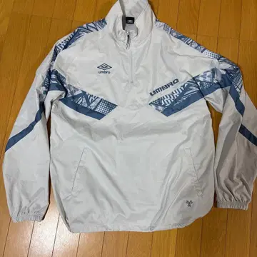 엄브로 UMBRO 나일론 자켓 화이트/블루
