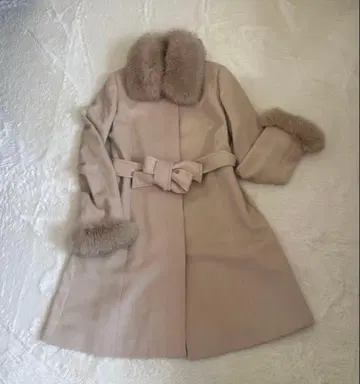 MONCADA 캐시미어 100% 퍼 포함 코트