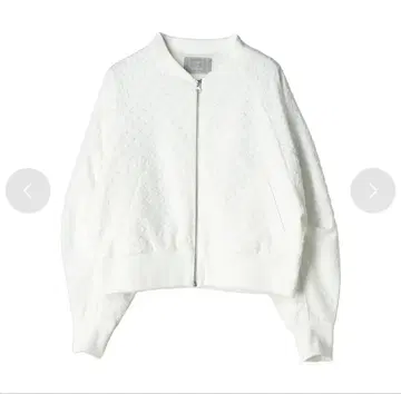 화이트 퀼팅 블루종 FREE 사이즈