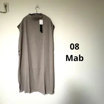 새상품 08Mab 면 린넨 롱 베스트 원피스 08맵