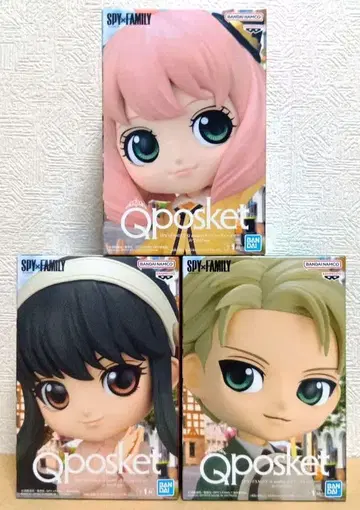 한정 가격! Qposket 스파이 패밀리 아냐 요르 로이드 3종