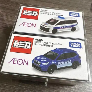 토미카 이온 한정판 도요타 복시 스바루 포레스터 경찰 사양 세트