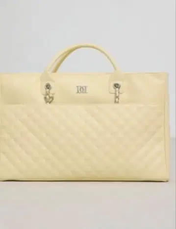 다리치 DD 퀼팅 와이드 멀티 토트백 YEL