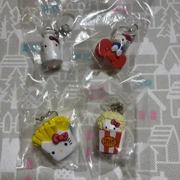 헬로키티 아메리칸 디자인 메지루시 액세서리 4개 세트