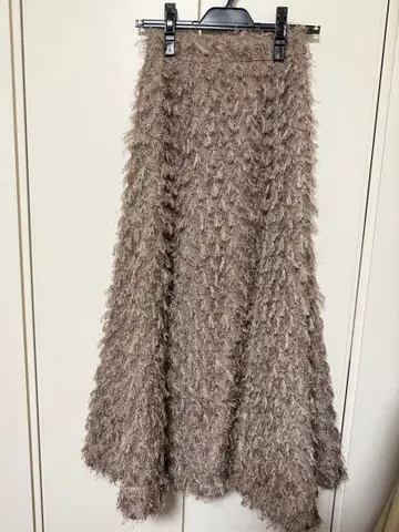 스나이델 자카드 플레어 스커트