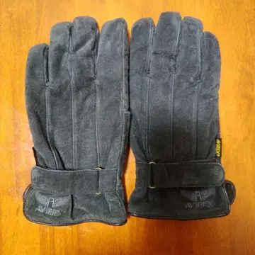 AVIREX 다크 그레이 장갑 25cm