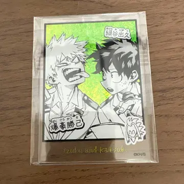 히로아카 점프샵 호일 아크릴 카드 바쿠고 미도리야