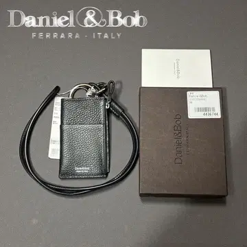 [ 새상품 ] 다니엘&밥 넥 월렛 블랙 시보 가죽 넥스트랩 박스 포함