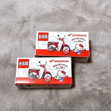 혼다 토미카 슈퍼 커브 x HELLO KITTY 2개 세트