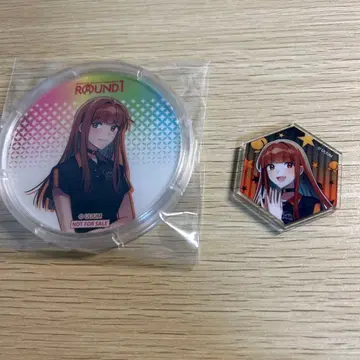 [ 레어 ] 카라피치 에토상 라운드원 콜라보 코스터 마그넷