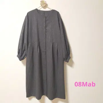 08마브 롱 노카라 원피스 미사용 새상품 프리 사이즈