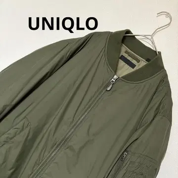 새상품급 UNIQLO MA-1 플라이트 자켓 XL 올리브 그린