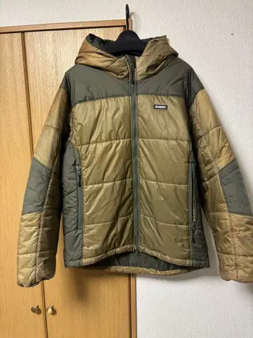 XLARGE 패딩 자켓 후드 부착 드로 코드 있음 L 사이즈